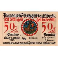 50 Pfennig Plattdeutsche Volksgilde