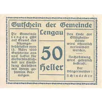 50 Heller Lengau