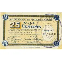 25 Céntimos Fígols de Segre