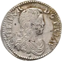 1⁄12 Ecu - William Henry shield of Orange and Nassau