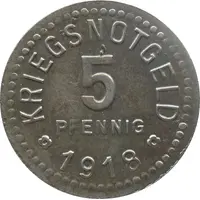 5 Pfennig - Volkach