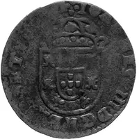 11/2 Réis - Pedro V Countermark 'Small Crown' over 1 1/2 Real, Portugal/João IV