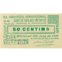 50 Céntimos Miravet