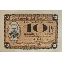 10 Pfennig Sparkasse