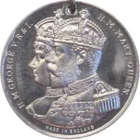 Medal - George V Coronation, Fenwick, aluminium, 32mm