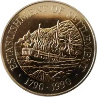1 Dollar - Elizabeth II Establishment of Settlement