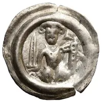 Denier Bracteate - Leszek the White Kraków mint