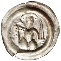 Denier Bracteate - Leszek the White Kraków mint