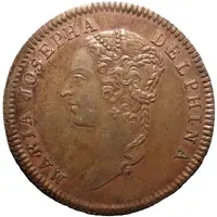 Jeton - Marie-Josèphe de Saxe - Maison de Mme la Dauphine