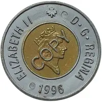 2 Dollars - Elizabeth II Copy; 3rd effigy