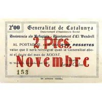 2 Pesetas El Vendrell