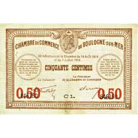 50 Centimes - Chambre de Commerce de Boulogne-sur Mer 62