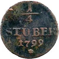 1/4 Stuber - Friederike Auguste Sophie