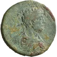 Æ35 - Commodus ЄΩN AIΓЄAIΩN K / Δ-ΛC