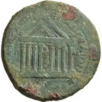 Æ35 - Commodus ЄΩN AIΓЄAIΩN K / Δ-ΛC