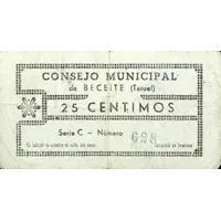 25 Céntimos Beceite