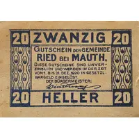 20 Heller Ried bei Mauthausen