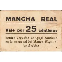 25 Céntimos Mancha Real