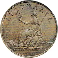 1 Penny - Levy/ Australia Late Restrike, Pattern