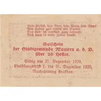 20 Heller Mautern