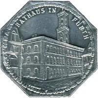 20 Pfennig - Rathaus in Fürth Nürnberg-Fürth