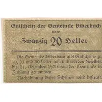 20 Heller Biberbach