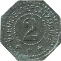 2 Pfennigs - Halle Gotthelf Heimann & Co G.M.B.H.