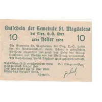 10 Heller St. Magdalena bei Linz