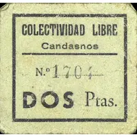 2 Pesetas Candasnos