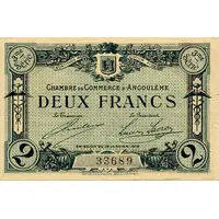 2 Francs - Chamber of Commerce of Angoulême