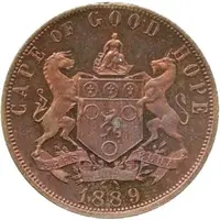 1 Penny - Victoria Cape of Good Hope, Thick Flan