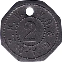 2 Pfennig - Klein-Wanzleben Z.K.W.v.R. and G. A.-G.