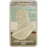 Bullion Ingot - 400th Anniversary of Caravaggio's Arrival in Malta