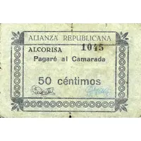 50 Céntimos Alcorisa