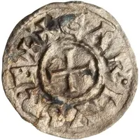 Denier - Charles II Paris mint