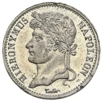 20 Franken - Jérôme Bonaparte Tin pattern