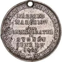 Medal - Victoria Royal Wedding