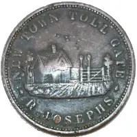 1 Penny - R. Josephs New Town, Van Diemen's Land