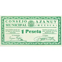 1 Peseta Azanuy