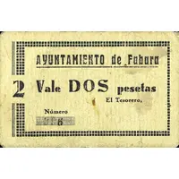 2 Pesetas Fabara