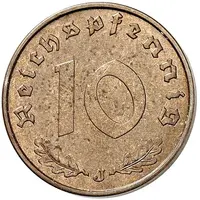 10 Reichspfennig Allied Occupation - Pattern