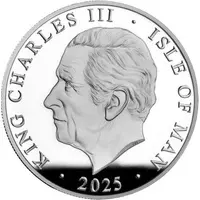 5 Pounds - Charles III Unicorn of Scotland, Silver Proof