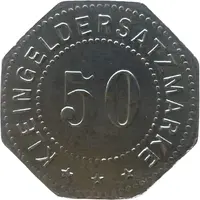 50 Pfennigs - Schlierbach Wächtersbacher Steingutfabrik G.m.b.H.