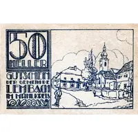 50 Heller Lembach im Mühlkreis, Blue issue
