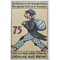 75 Pfennig Weinhandlung Otto Seidel