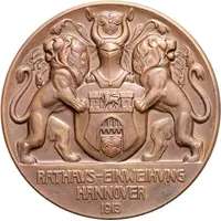 Inauguration of City Hall of Hannover