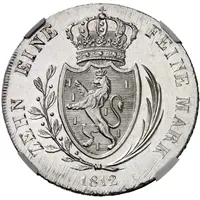 1 Thaler - Frederick William of Weilburg Pattern