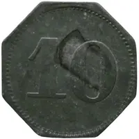 10 Pfennig - Lintfort Steinkohlenbergwerk Friedrich Heinrich