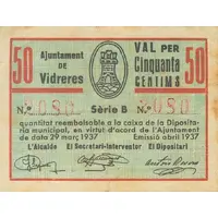 50 Céntimos Vidreres