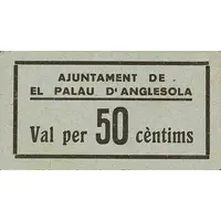 50 Céntimos El Palau d'Anglesola